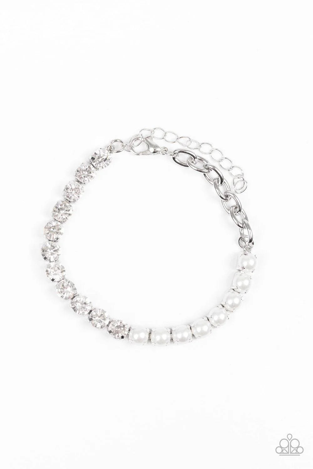 Out Like A SOCIALITE White Bracelet