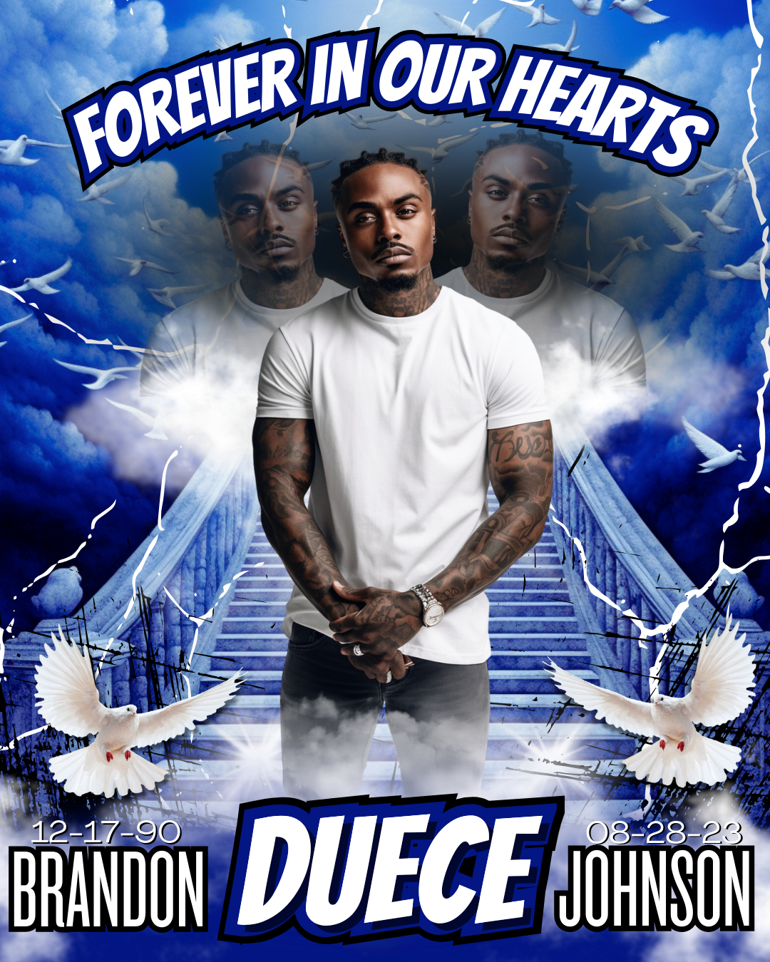 Editable Memorial Digital Design Bundle